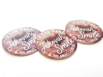 You Can Make The Angels Cheer Stickers