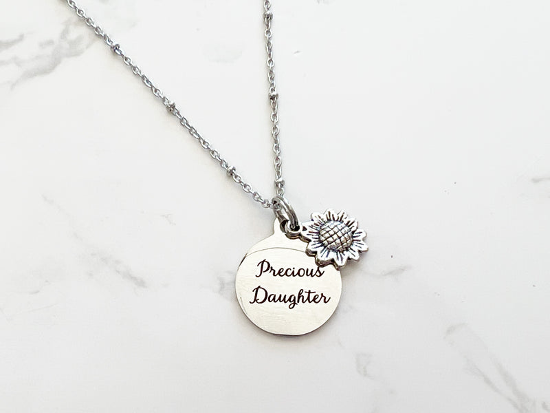 Precious Daughter Stainless Steel Necklace