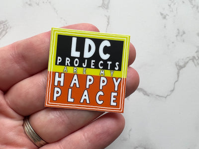 LDC Hard Hat Sticker - LDC Projects Are My Happy Place