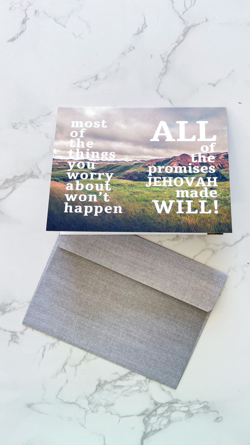 Jehovah’s Promises Greeting Card