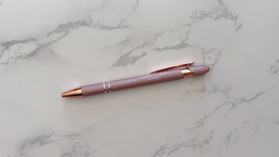 You Are An Excellent Woman Rose Gold Stylus Pen