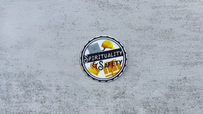 LDC DRC Volunteer Hard Hat Sticker - Spirituality and Safety