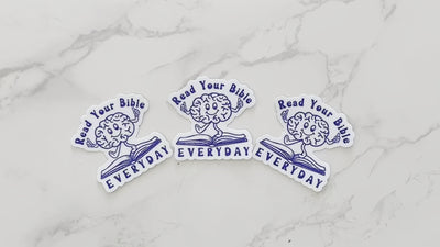 Happy Brain - Read Your Bible Everyday Stickers