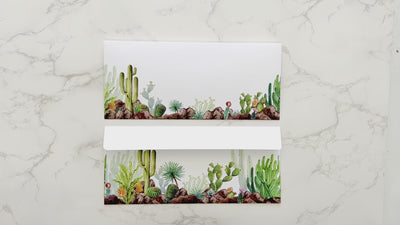 Cactus Letter Writing Envelopes