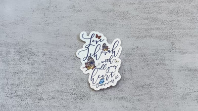 Love Jehovah With All Your Heart Stickers