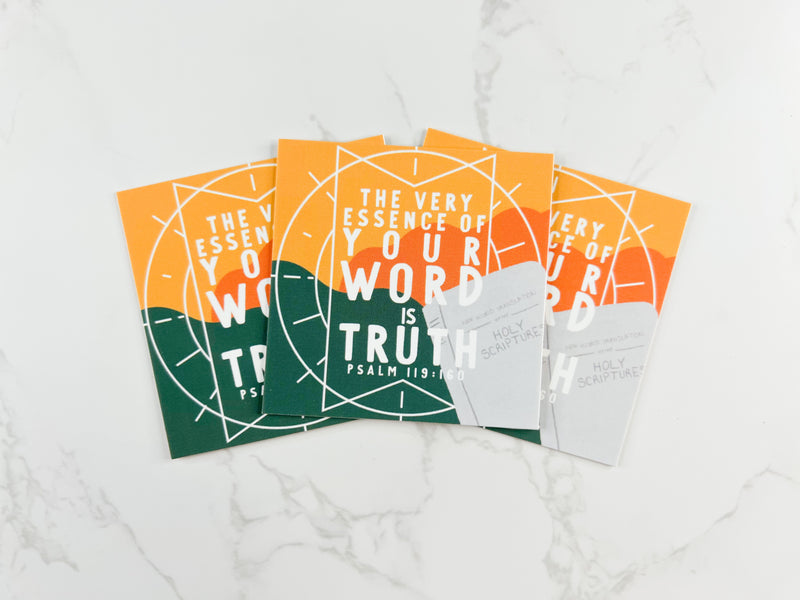The Very Essence Of Your Word is Truth Bite Cards