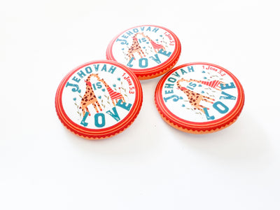Jehovah is Love Kids Pins