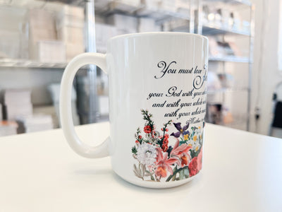 Personalized love Jehovah - Floral Mug