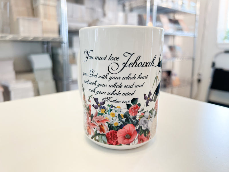 Personalized love Jehovah - Floral Mug