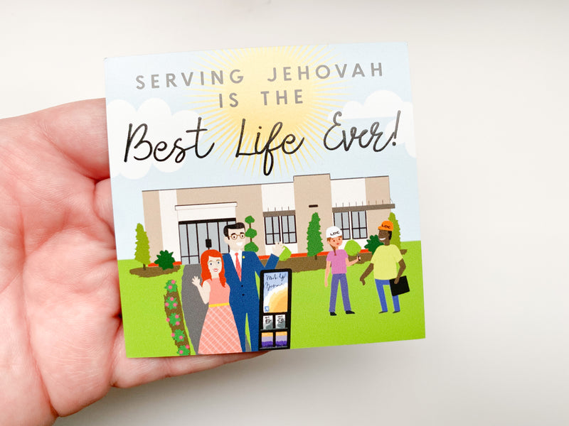 Serving Jehovah is the Best Life Ever Magnets