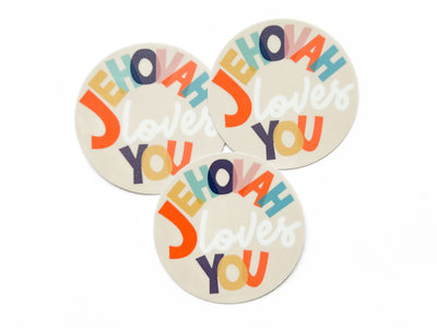 Jehovah loves you Stickers