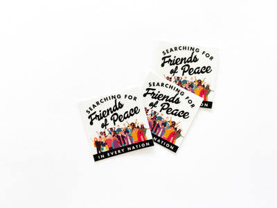 Searching For Friends of Peace Stickers