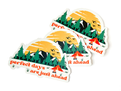 Perfect Days Are Just Ahead Stickers