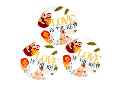 Love is the Key Stickers