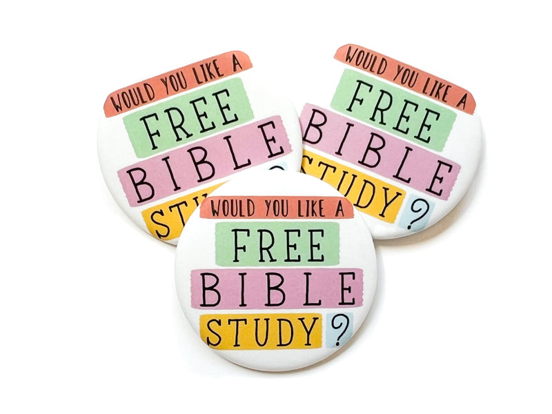 Would You Like A Free Bible Study Pins