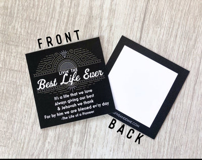 Best Life Ever Bite Size Cards