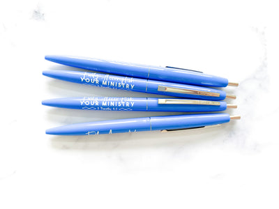 Fully Accomplish Your Ministry Blue Pens