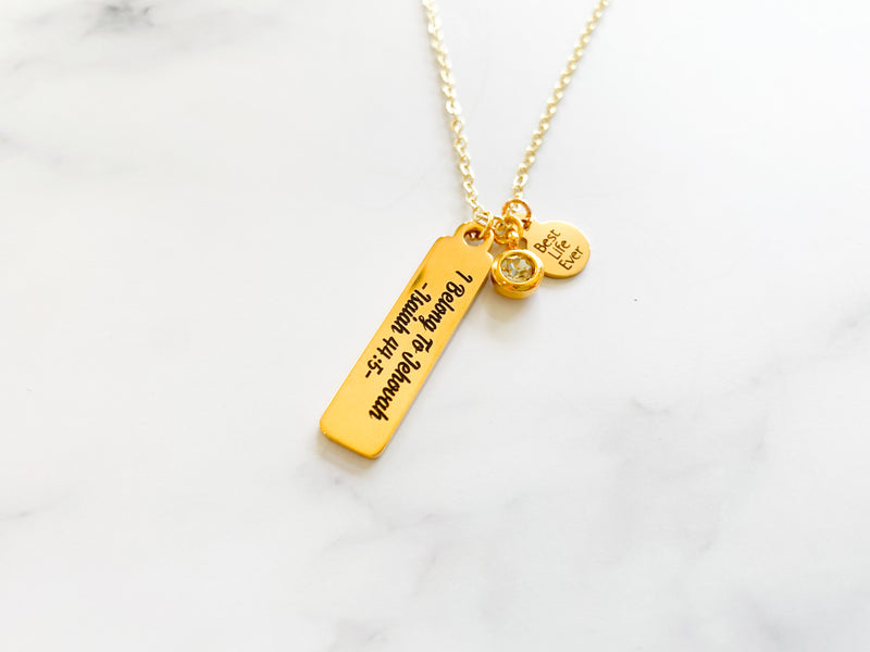 I Belong to Jehovah Necklace