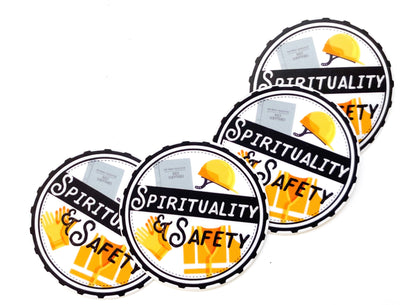 LDC DRC Volunteer Hard Hat Sticker - Spirituality and Safety