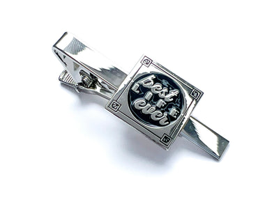 Best Life Ever Tie Clip Silver